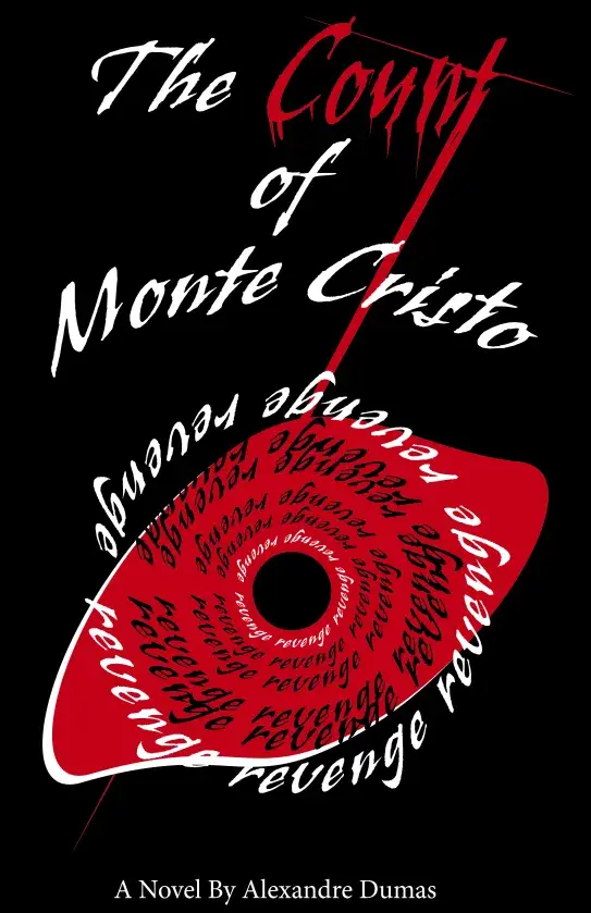 A cover for the book "The Count of Monte Cristo"
